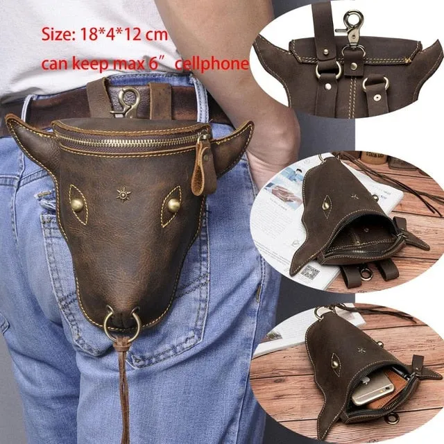 EliteCraft™-Leather Hip Purse