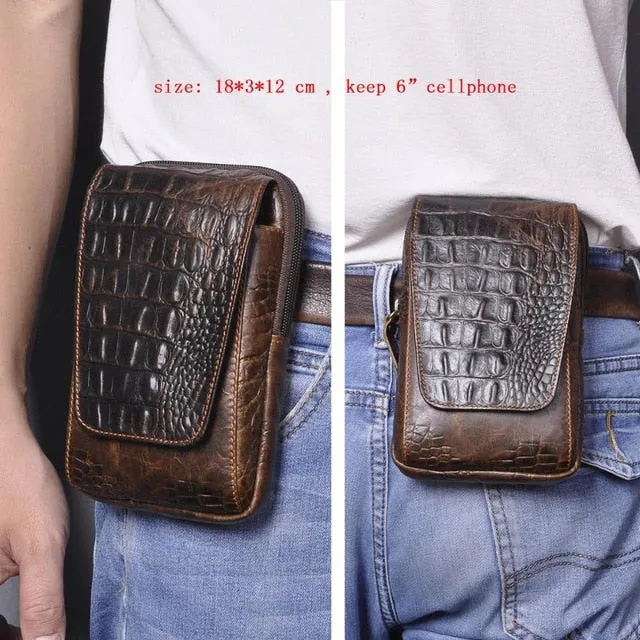 EliteCraft™-Leather Hip Purse