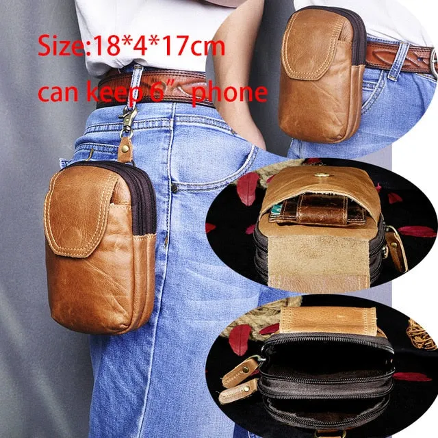 EliteCraft™-Leather Hip Purse