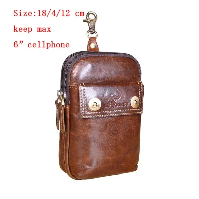 EliteCraft™-Leather Hip Purse
