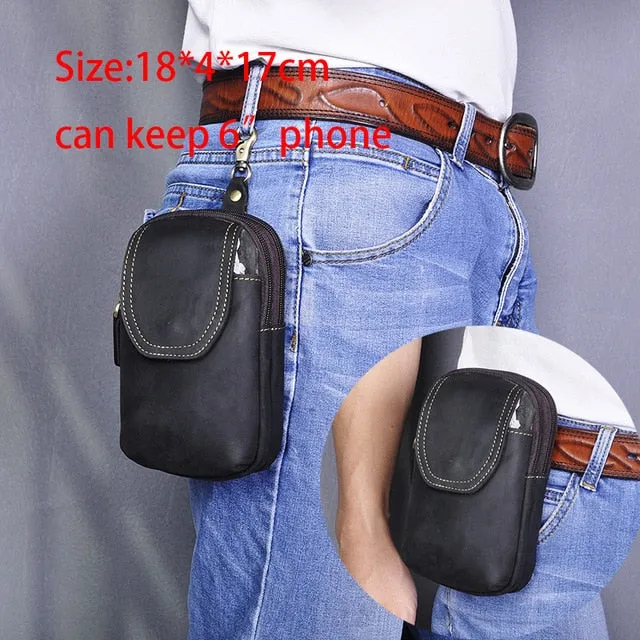 EliteCraft™-Leather Hip Purse
