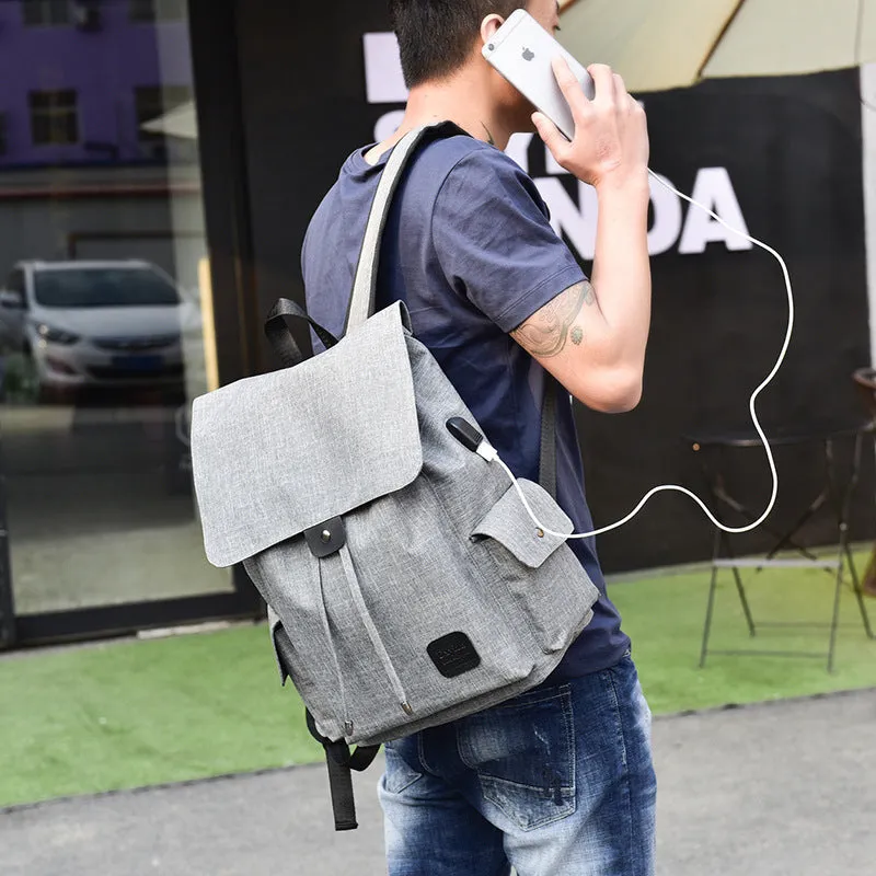Fashionable USB Charging Laptop Backpack - GlamzLife
