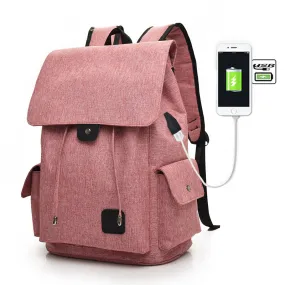 Fashionable USB Charging Laptop Backpack - GlamzLife