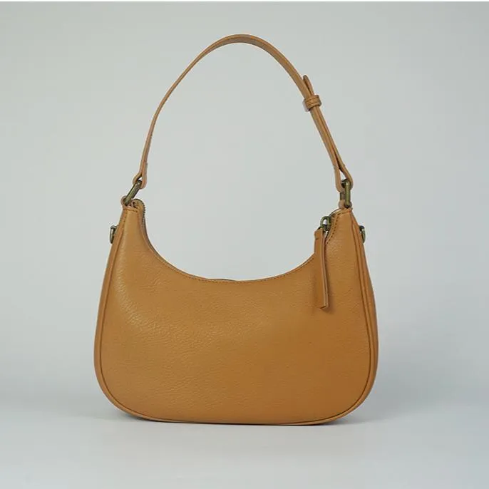 Genuine Leather Underarm Shoulder bag Leather Underarm Bag Womens