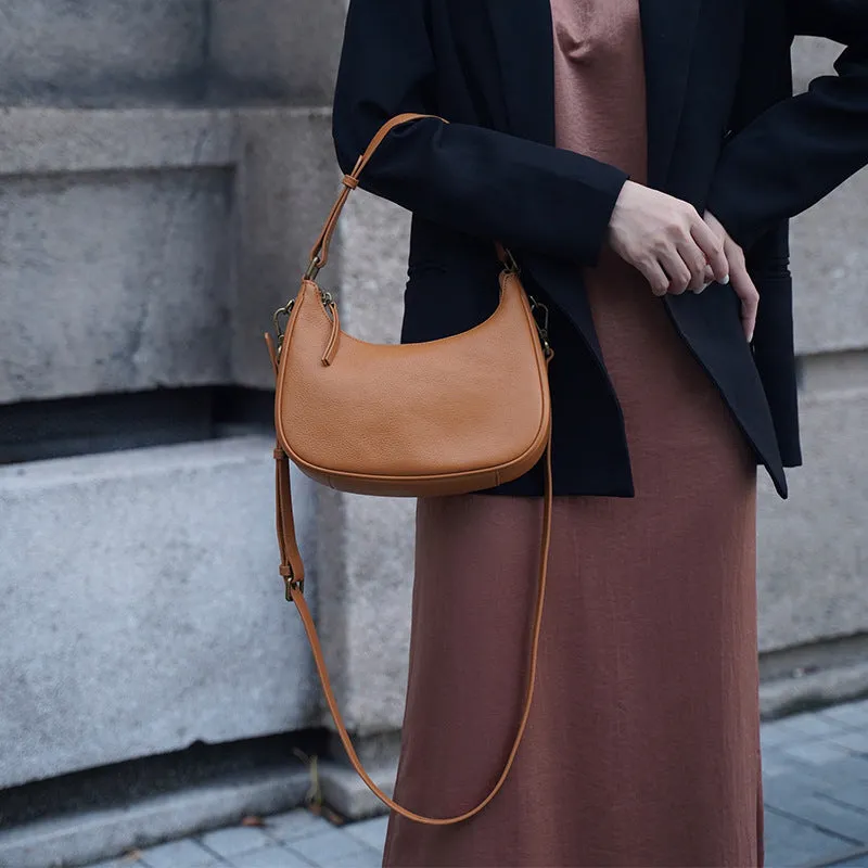 Genuine Leather Underarm Shoulder bag Leather Underarm Bag Womens