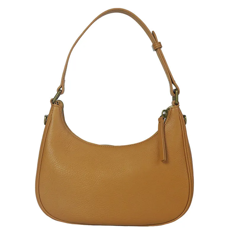 Genuine Leather Underarm Shoulder bag Leather Underarm Bag Womens
