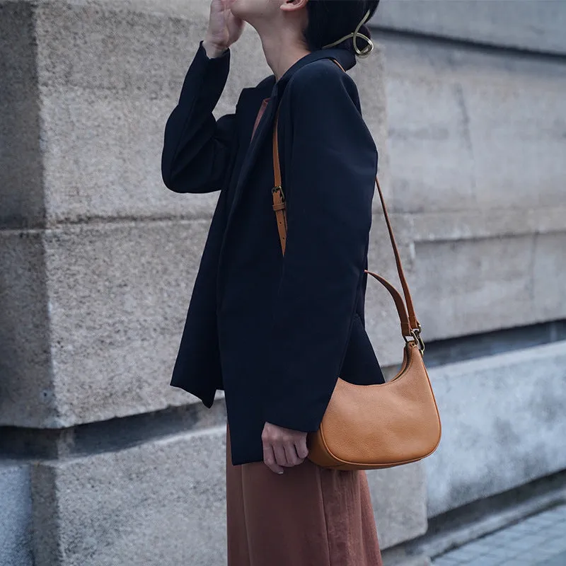 Genuine Leather Underarm Shoulder bag Leather Underarm Bag Womens