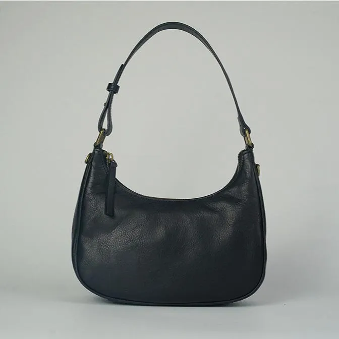 Genuine Leather Underarm Shoulder bag Leather Underarm Bag Womens