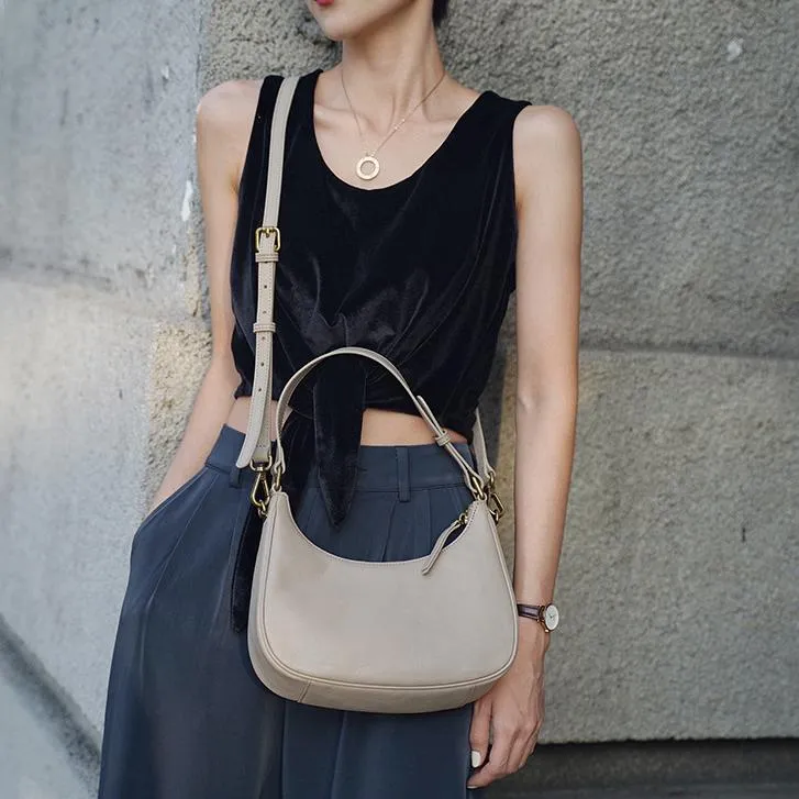Genuine Leather Underarm Shoulder bag Leather Underarm Bag Womens