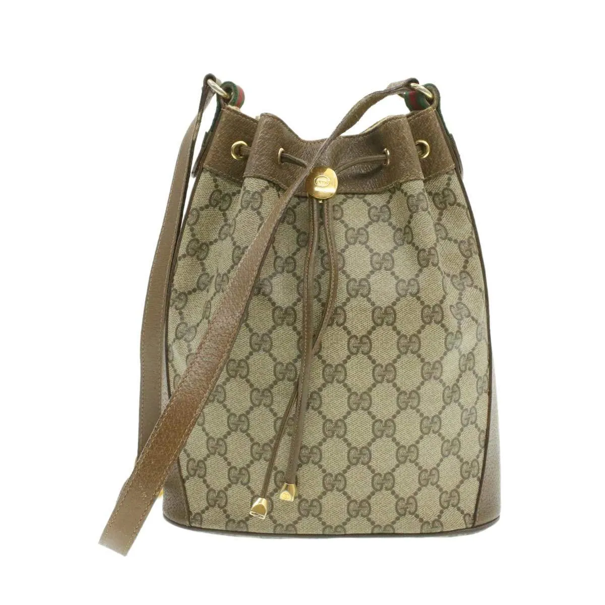GUCCI Supreme GG Canvas Bucket Bag - AR3130