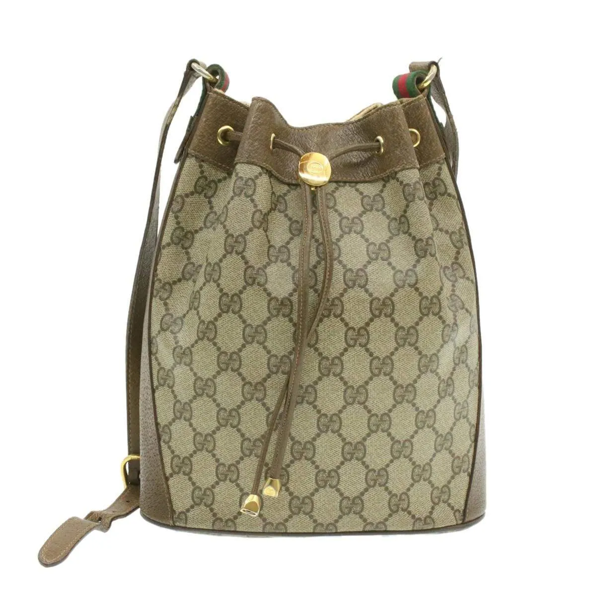 GUCCI Supreme GG Canvas Bucket Bag - AR3130