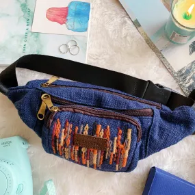 Indigo Boho Fanny Bag