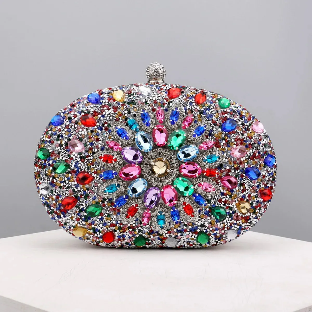 Kala Rhinestone Clutch