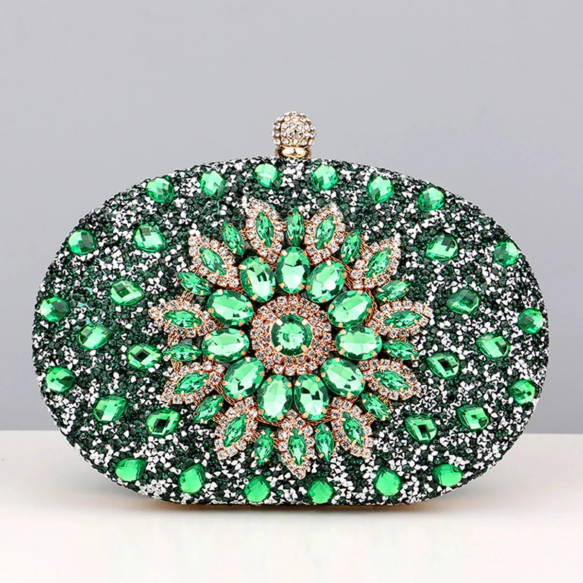 Kala Rhinestone Clutch