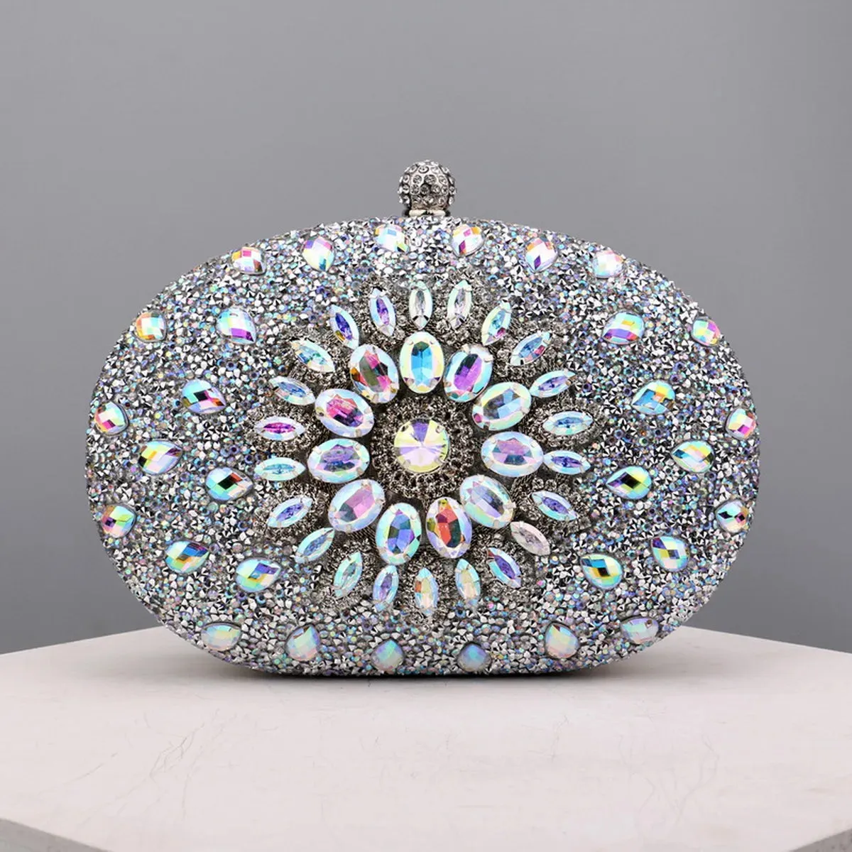 Kala Rhinestone Clutch