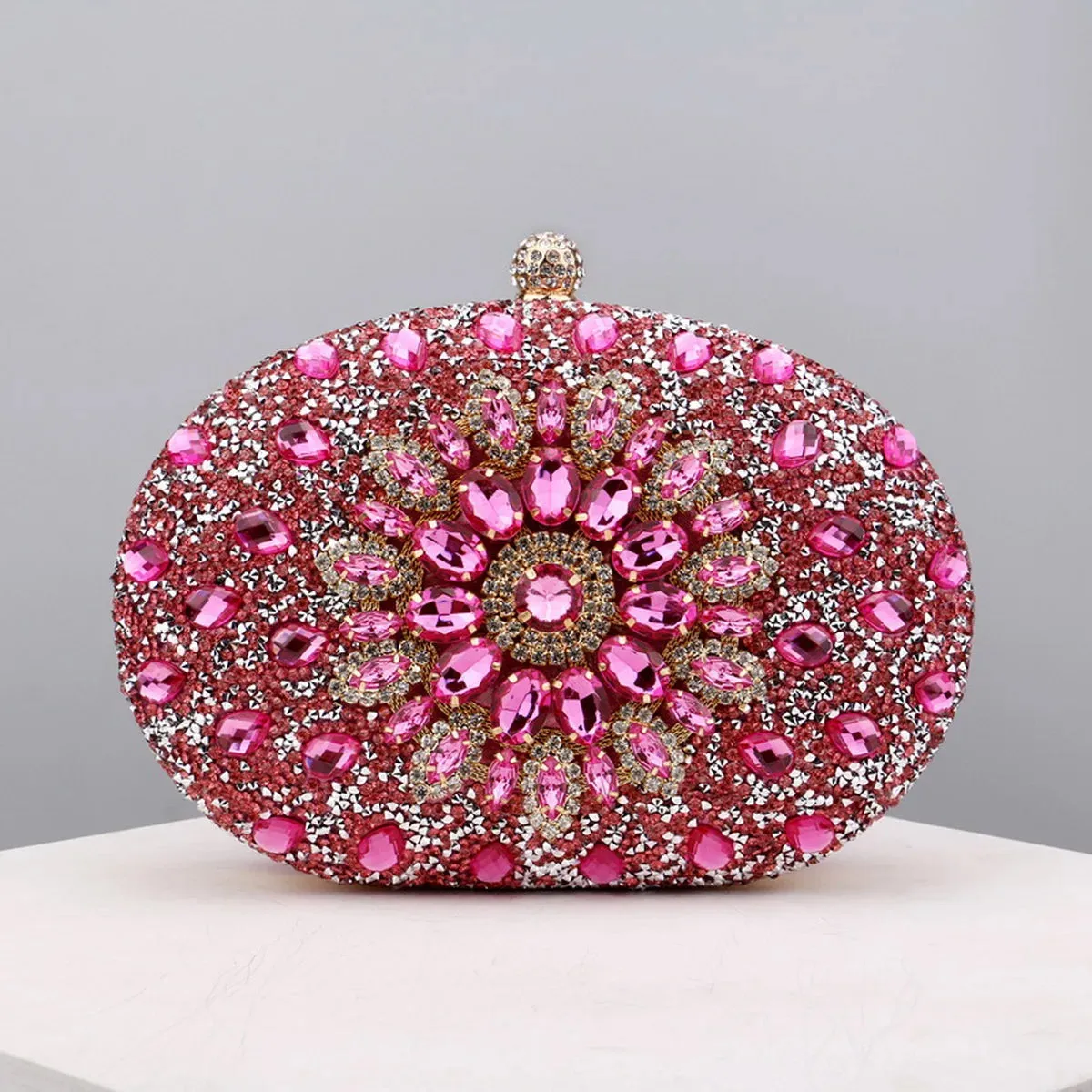 Kala Rhinestone Clutch