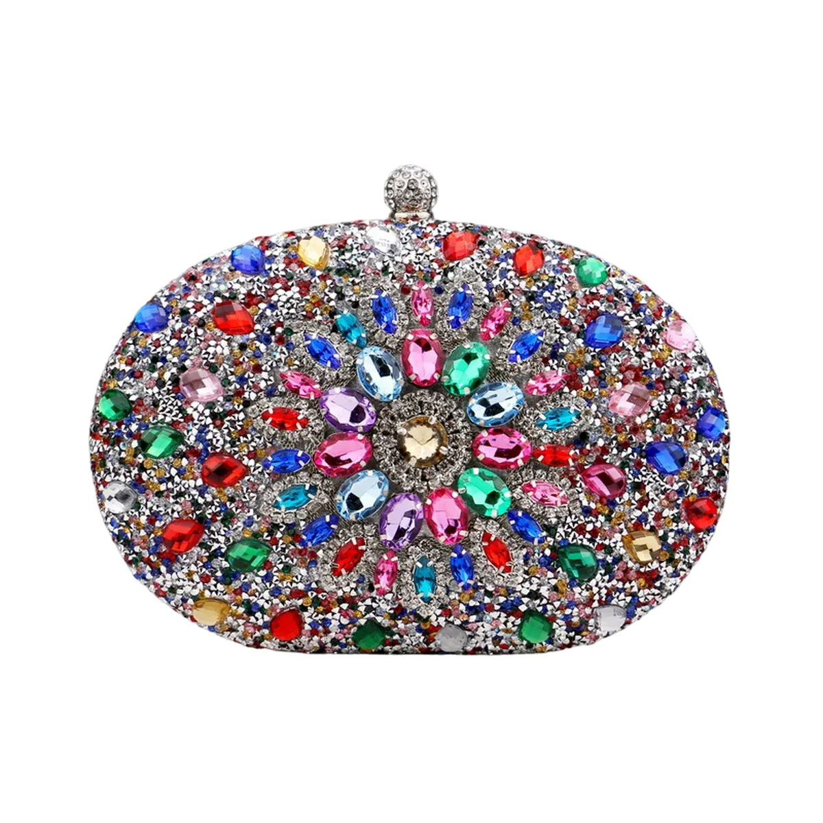Kala Rhinestone Clutch