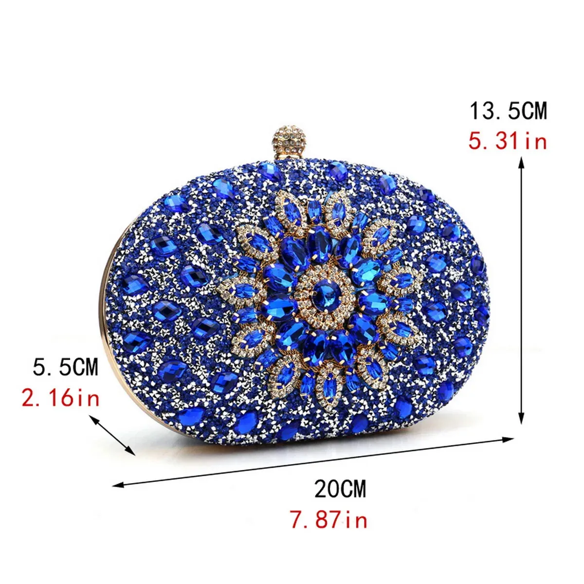 Kala Rhinestone Clutch