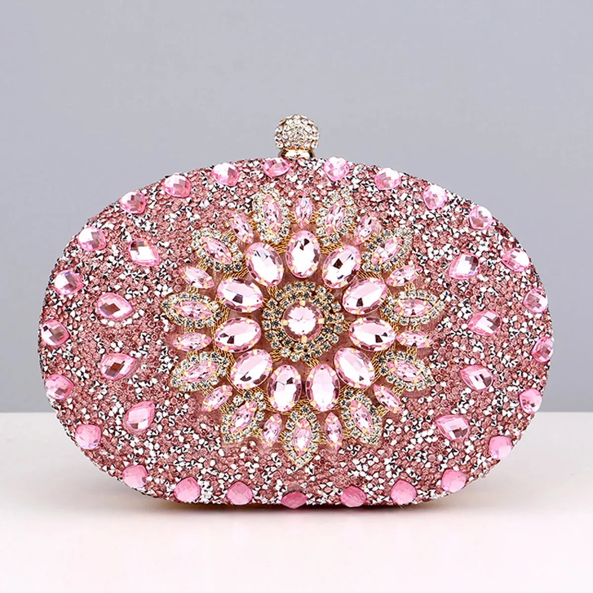 Kala Rhinestone Clutch