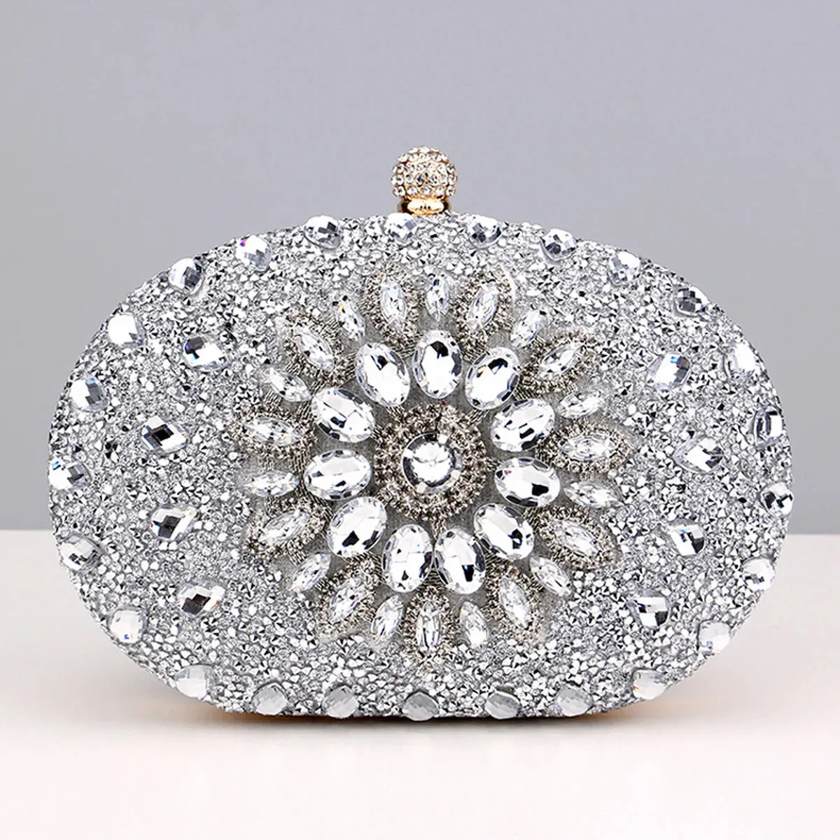 Kala Rhinestone Clutch