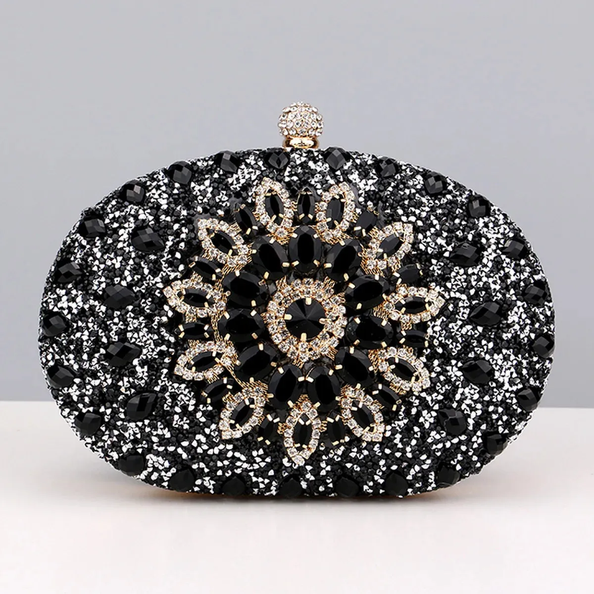 Kala Rhinestone Clutch