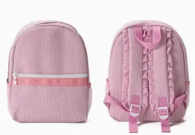 Kids Seersucker Amelia Backpack