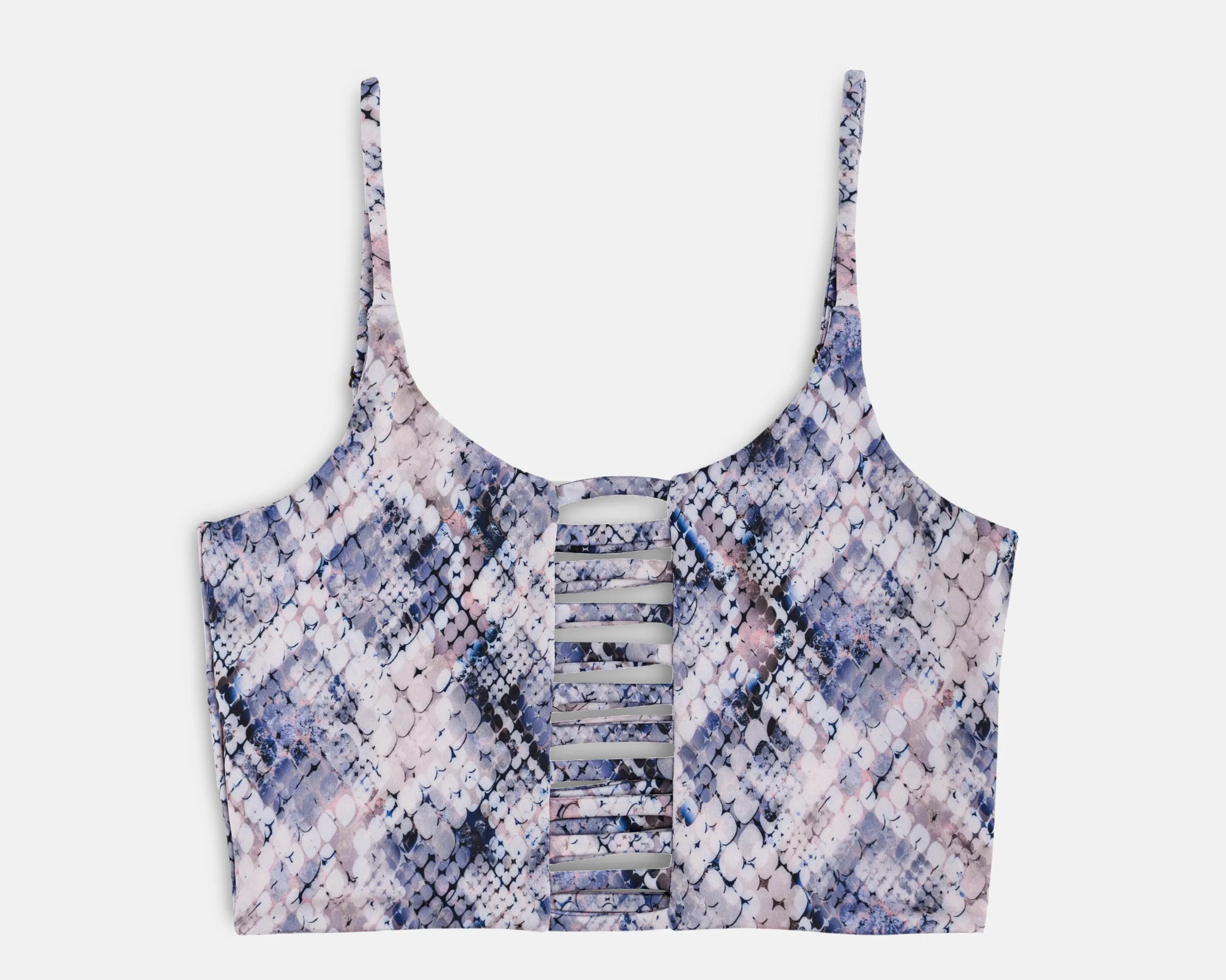 Klara Yoga Top in Python print
