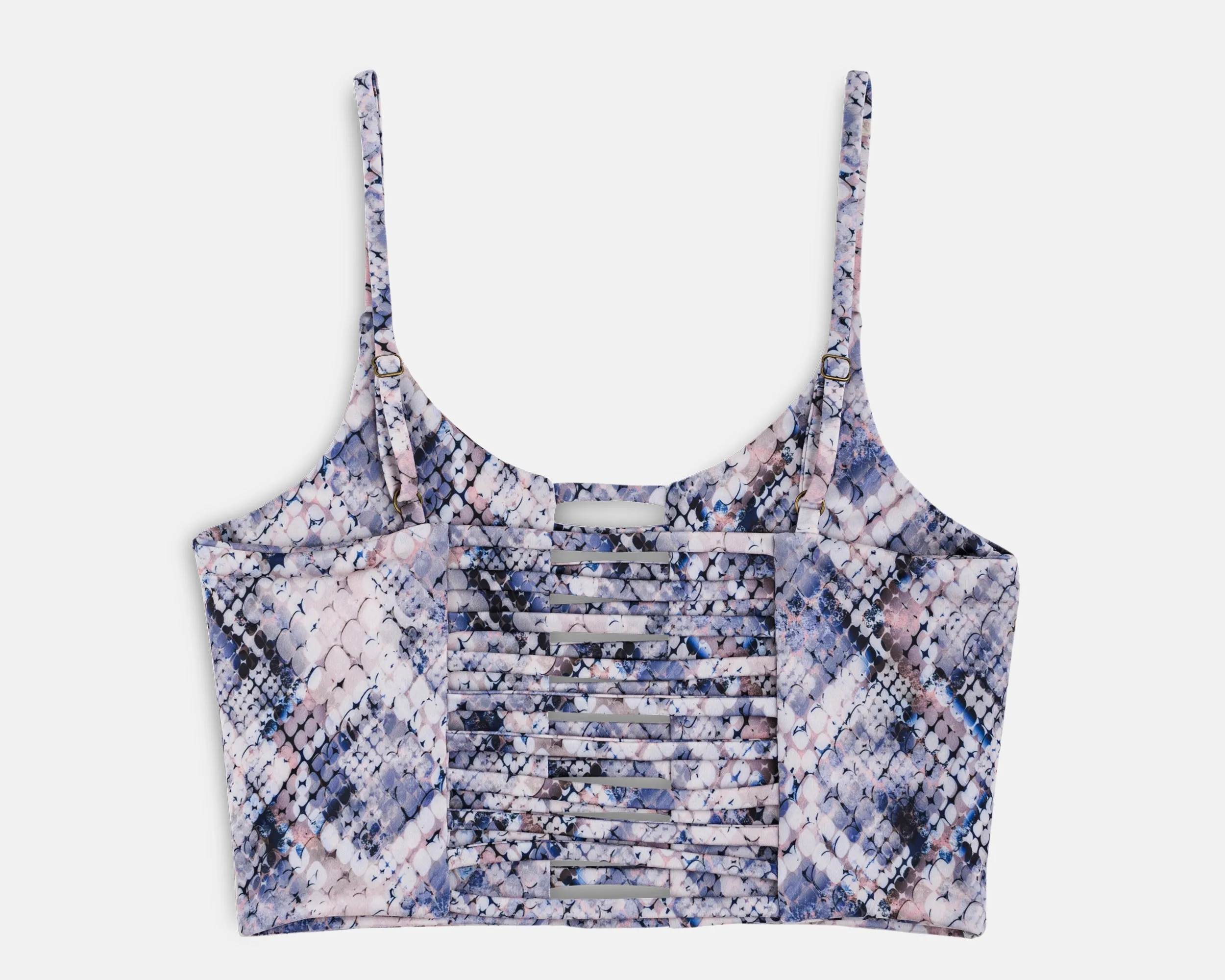 Klara Yoga Top in Python print