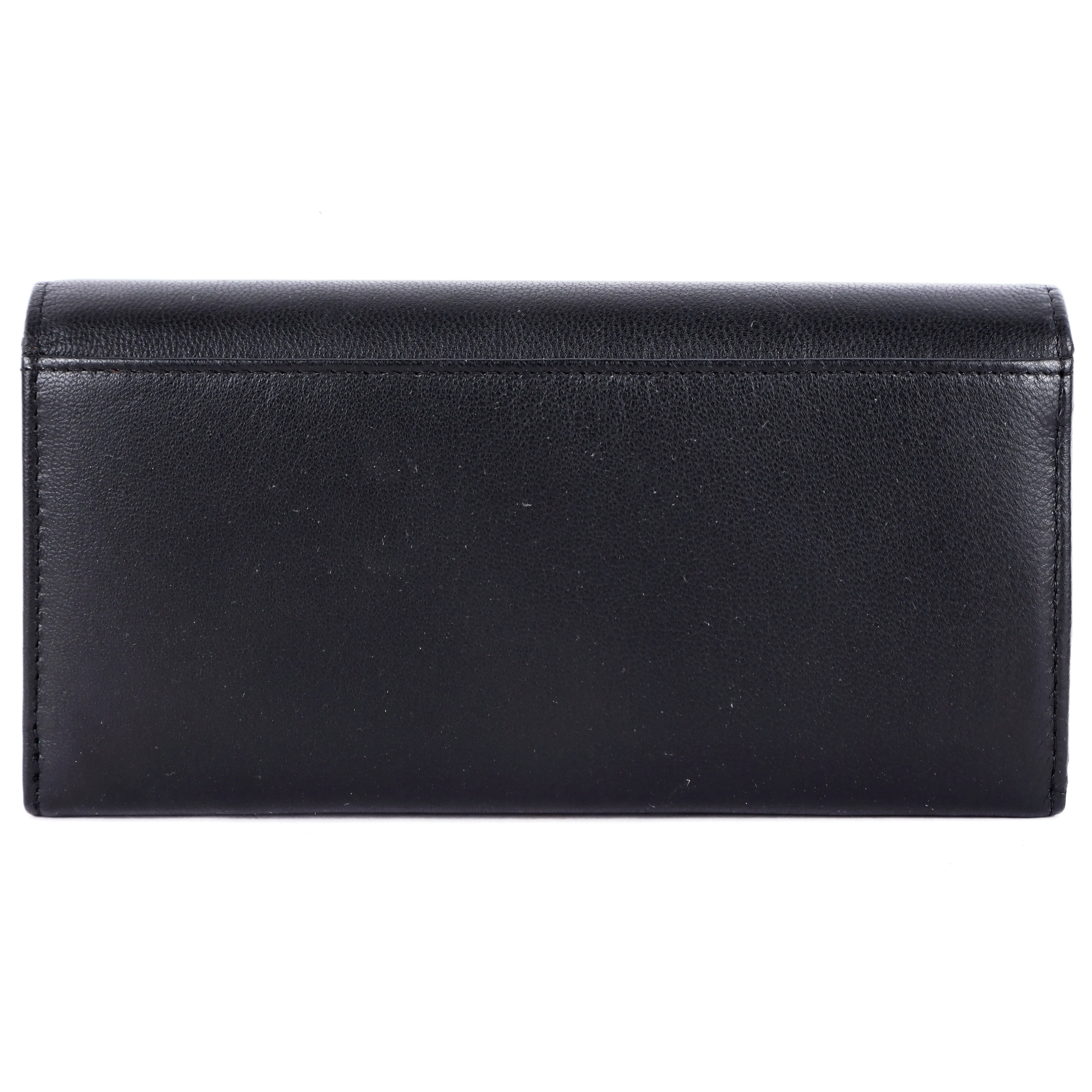 Ladies leather clutch 93712 (Black)