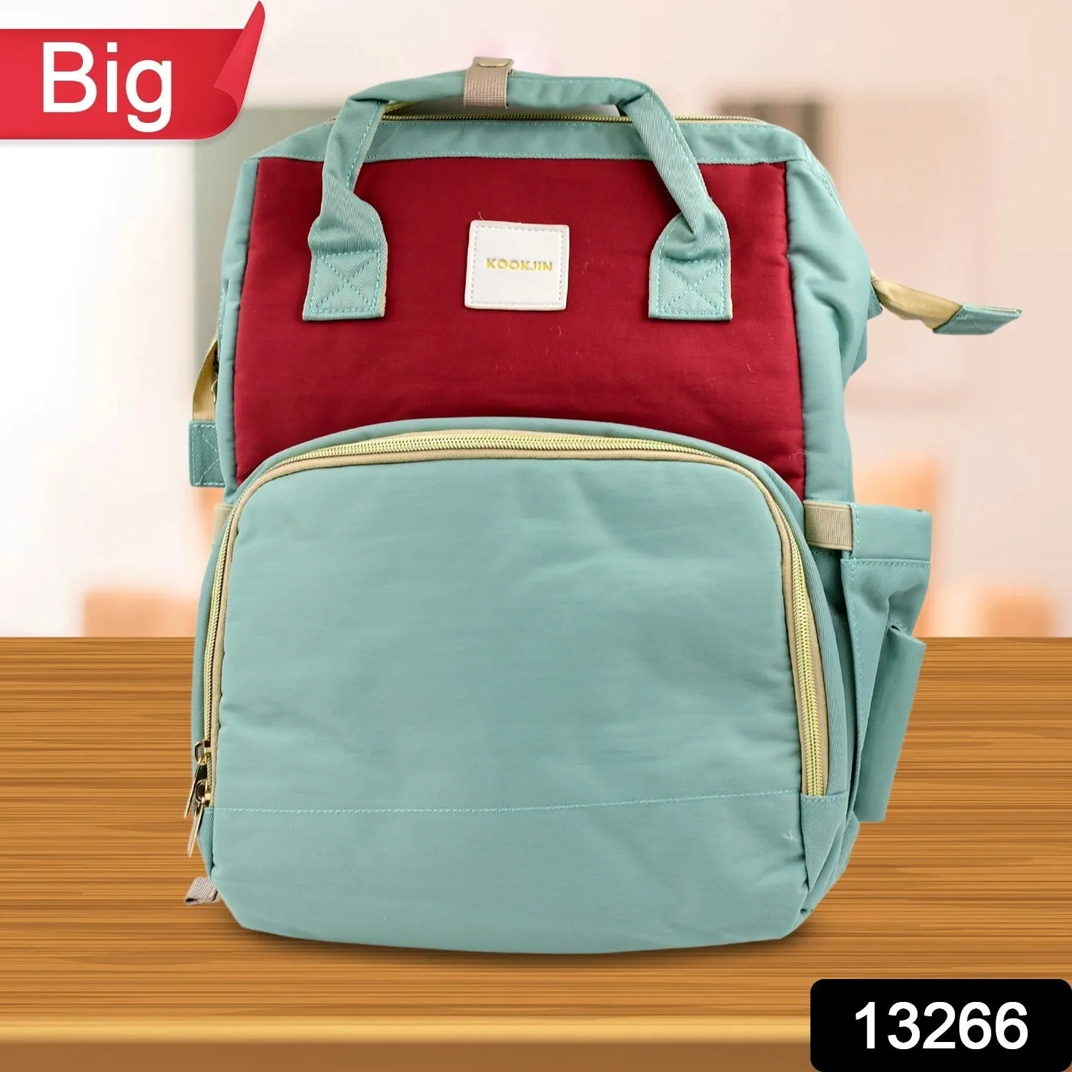 Large Capacity Mom's Backpack Diaper Bag – 17 Pockets
