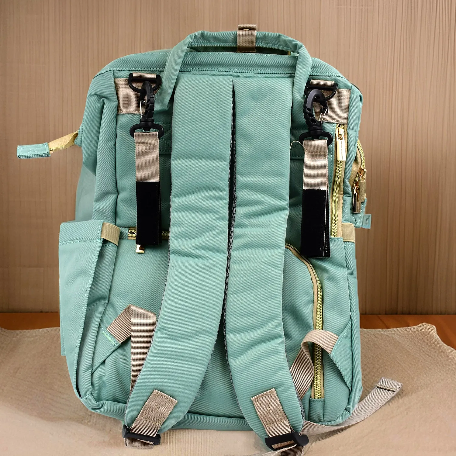 Large Capacity Mom's Backpack Diaper Bag – 17 Pockets