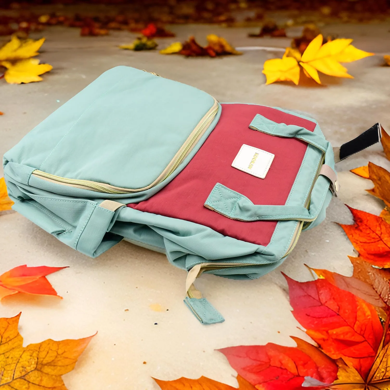 Large Capacity Mom's Backpack Diaper Bag – 17 Pockets