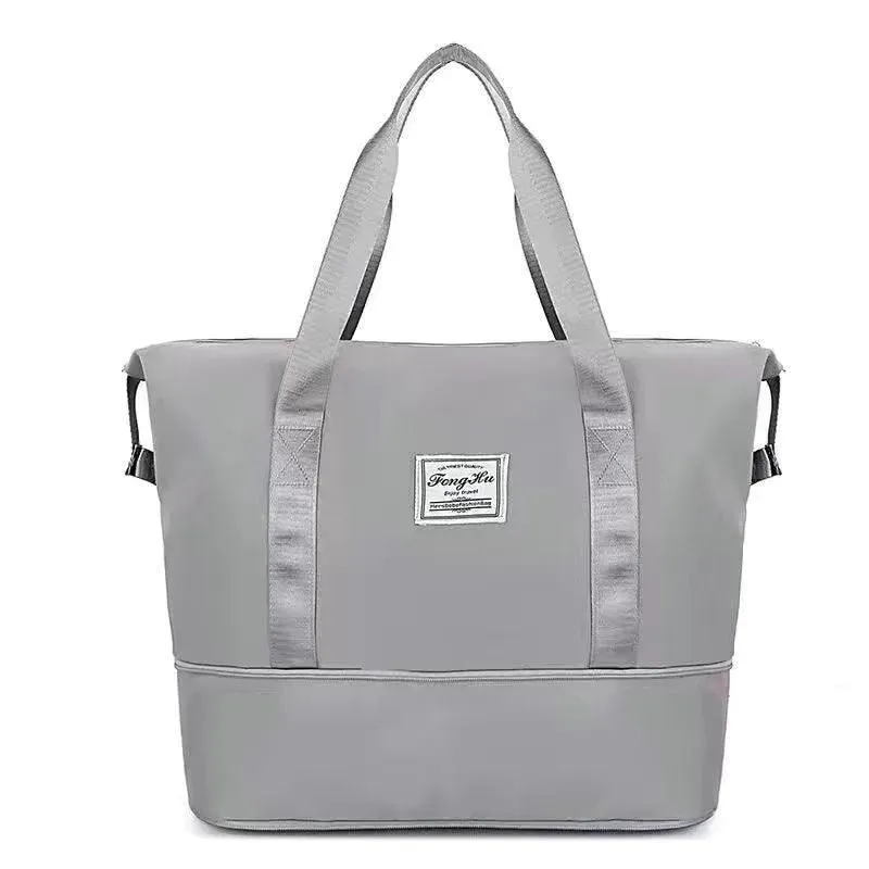 Large Capacity Travel Bag, Durable Waterproof Nylon, Lightweight, Foldable, Stylish Colors, Perfect for Travel