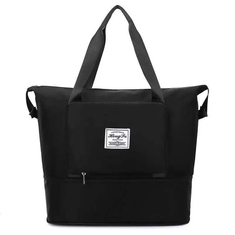 Large Capacity Travel Bag, Durable Waterproof Nylon, Lightweight, Foldable, Stylish Colors, Perfect for Travel