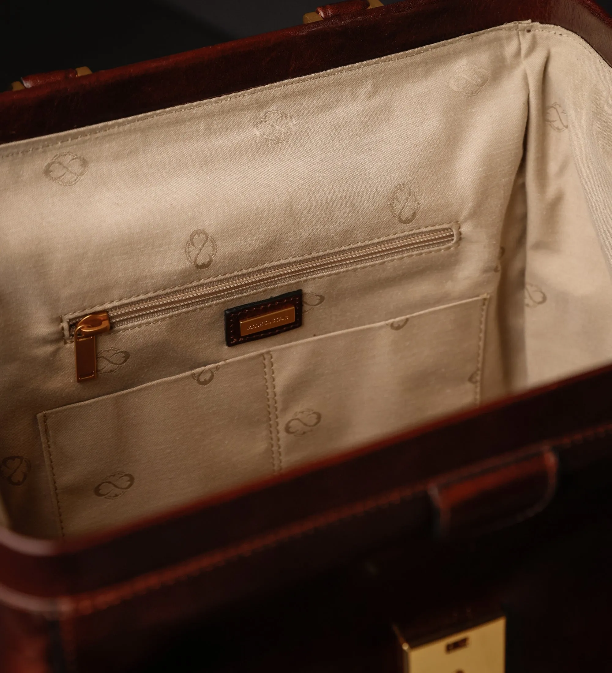 Leather Backpack - A Brief Story of Time