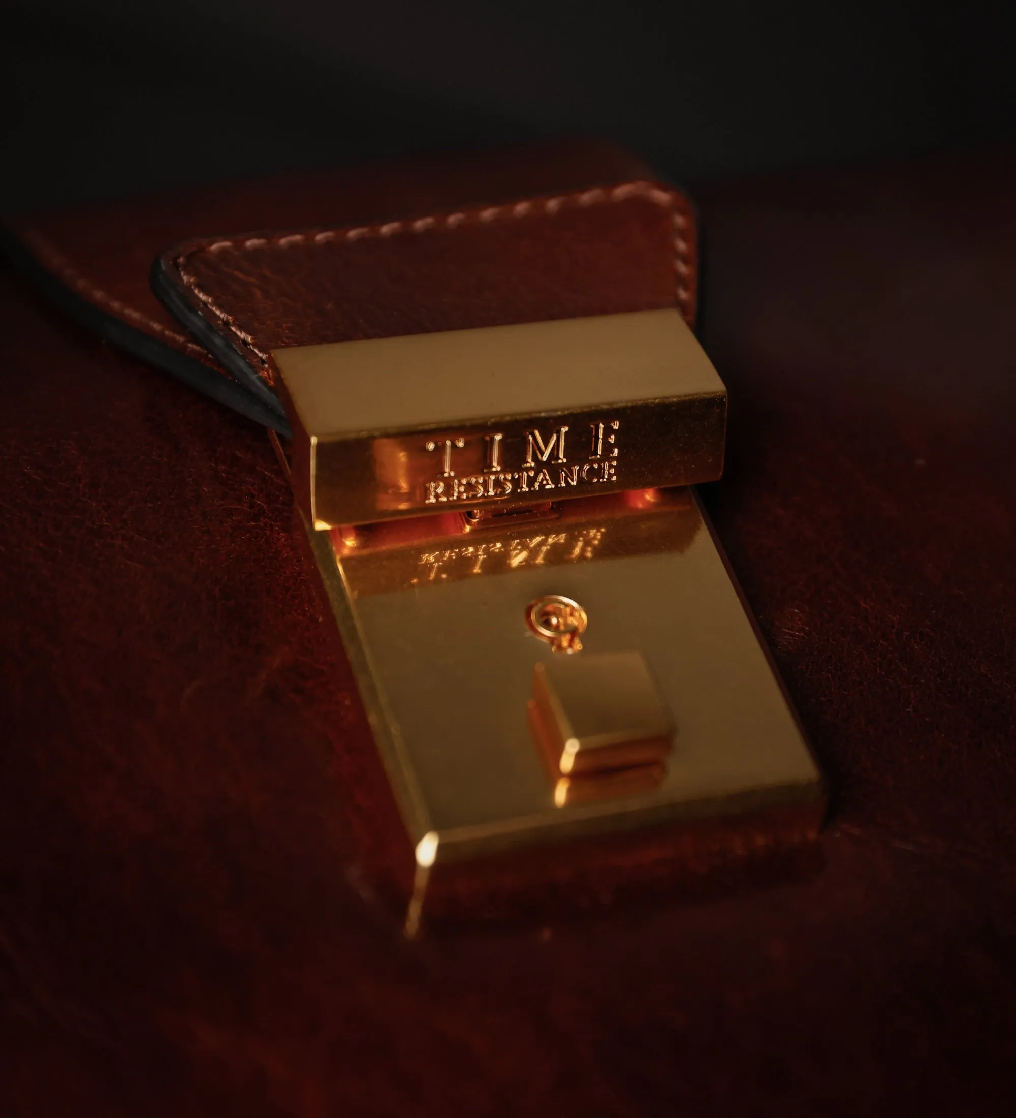 Leather Backpack - A Brief Story of Time