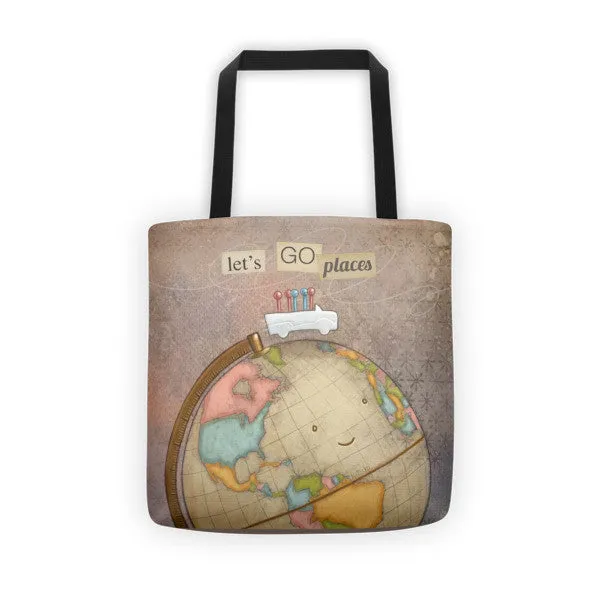 Let's Go Places Tote Bag