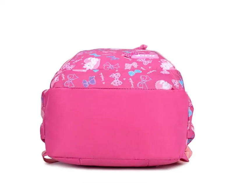 Litthing Waterproof Children School Bags Kids Printing Princess Set for Girls With Lunch Bag,Pencil Case
