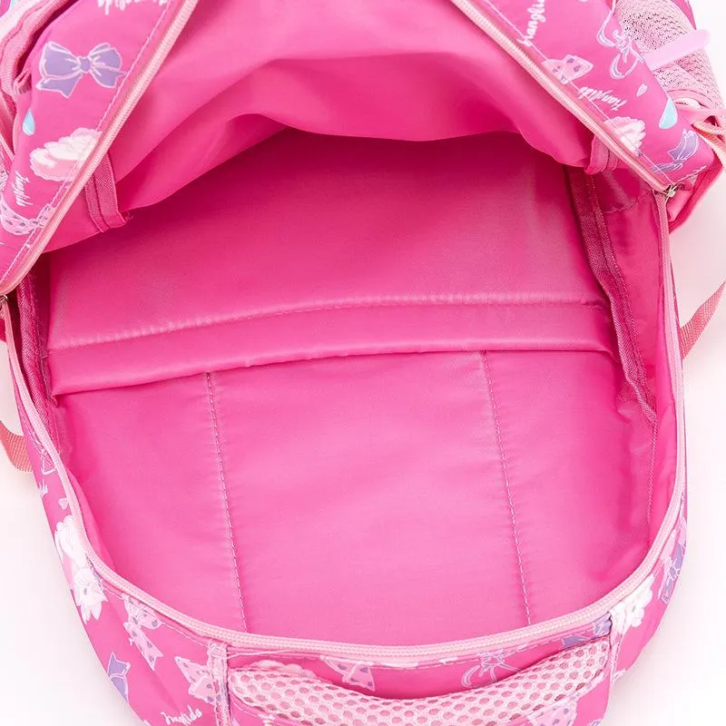 Litthing Waterproof Children School Bags Kids Printing Princess Set for Girls With Lunch Bag,Pencil Case