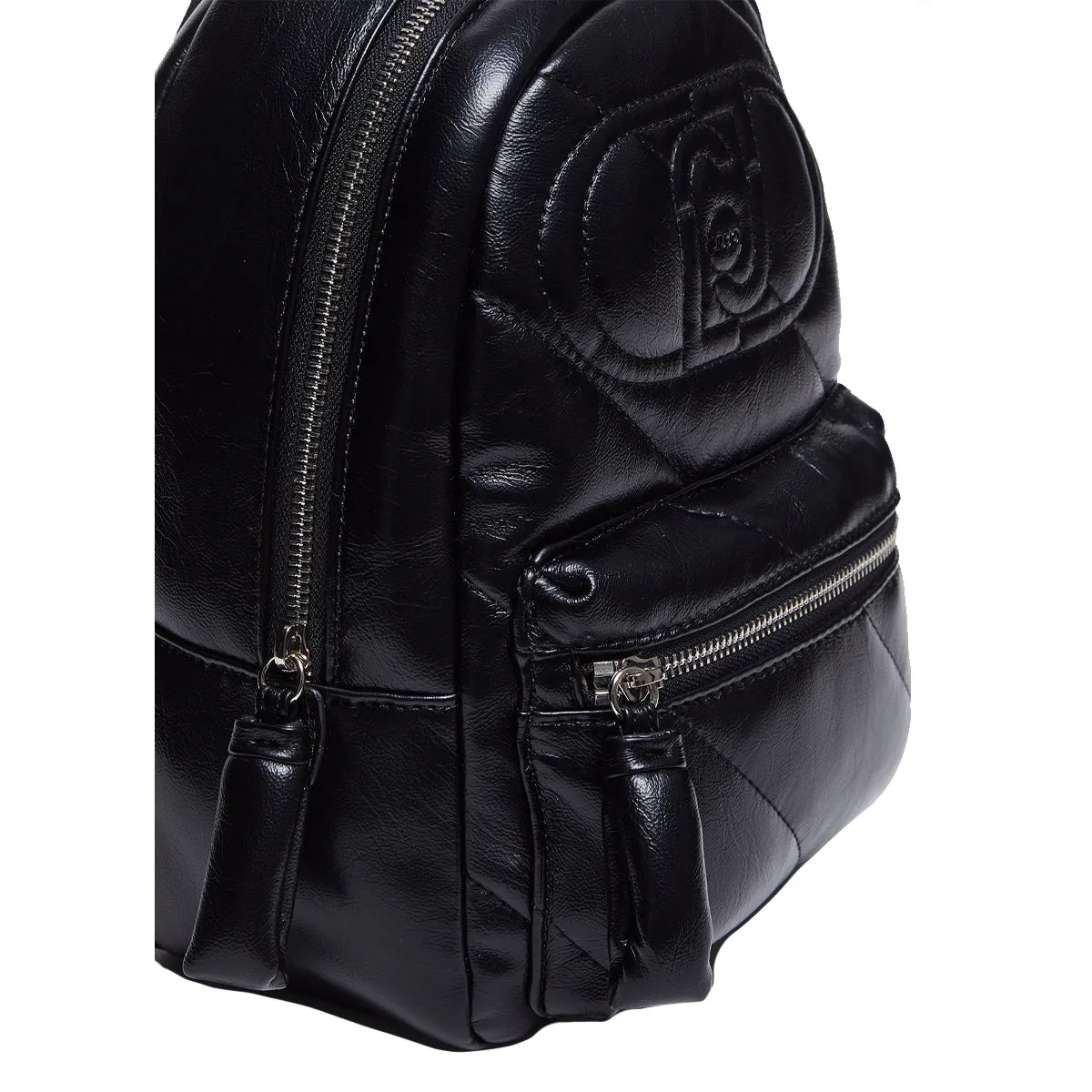Liu Jo - Zainetto Glossy Matelassé Black - AF4135E0022 - BLACK