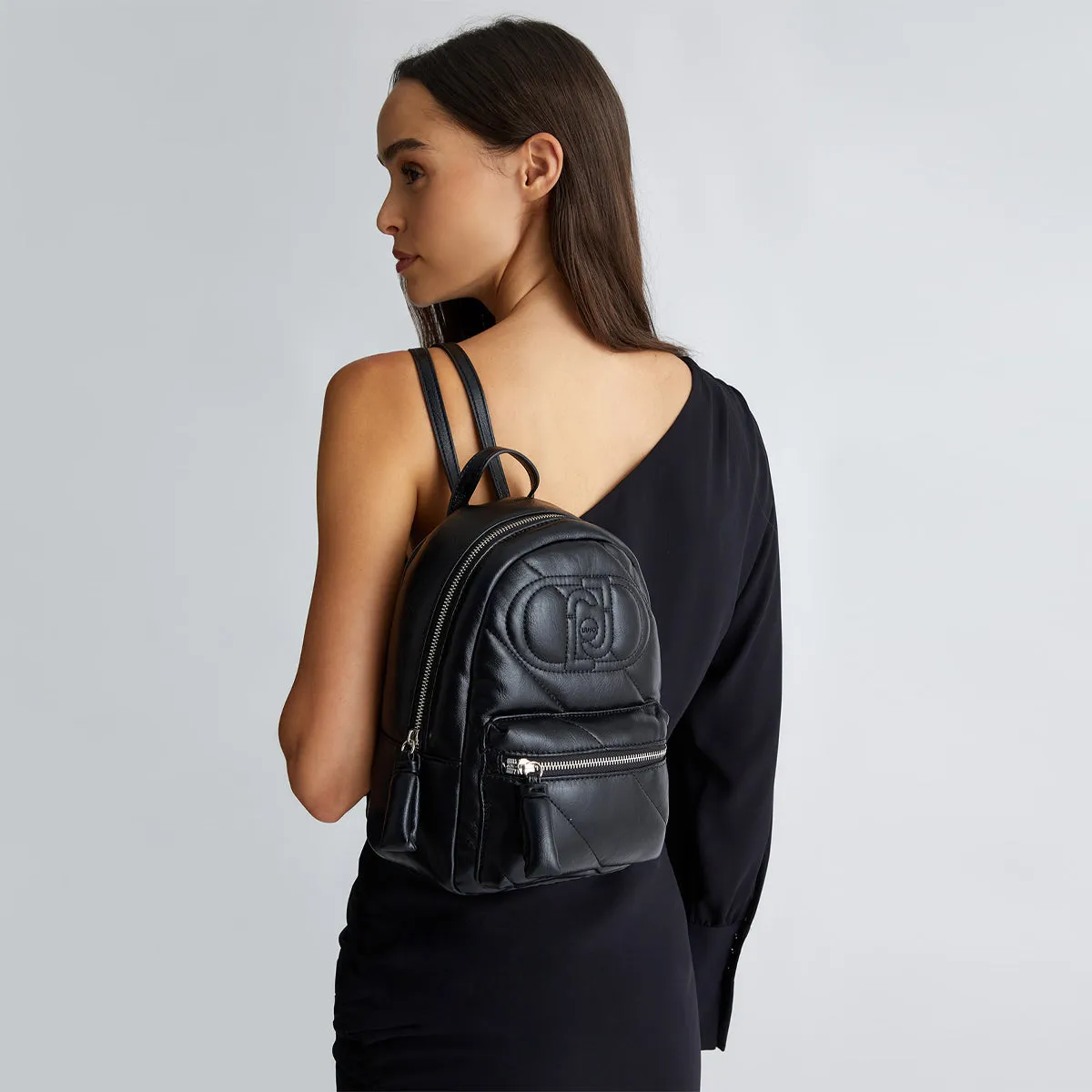Liu Jo - Zainetto Glossy Matelassé Black - AF4135E0022 - BLACK