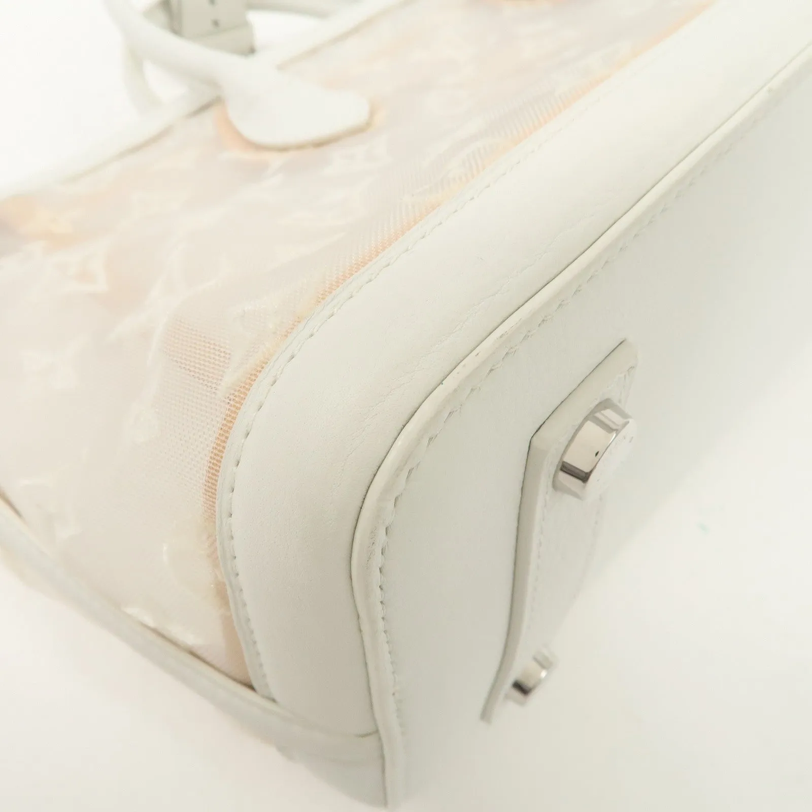 Louis Vuitton Monogram Transparence Lock It East West Bag M40701 Used