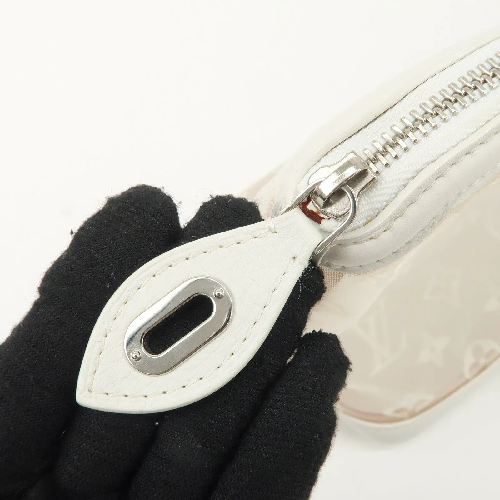 Louis Vuitton Monogram Transparence Lock It East West Bag M40701 Used