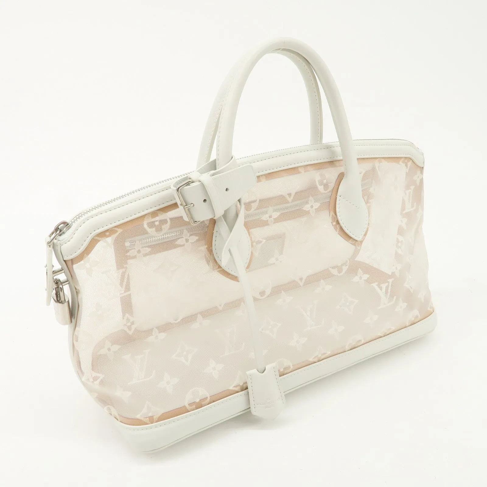 Louis Vuitton Monogram Transparence Lock It East West Bag M40701 Used