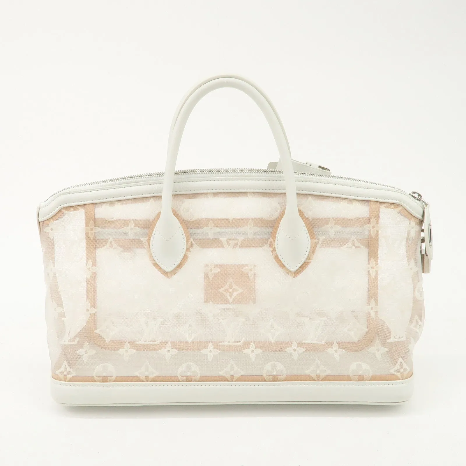 Louis Vuitton Monogram Transparence Lock It East West Bag M40701 Used