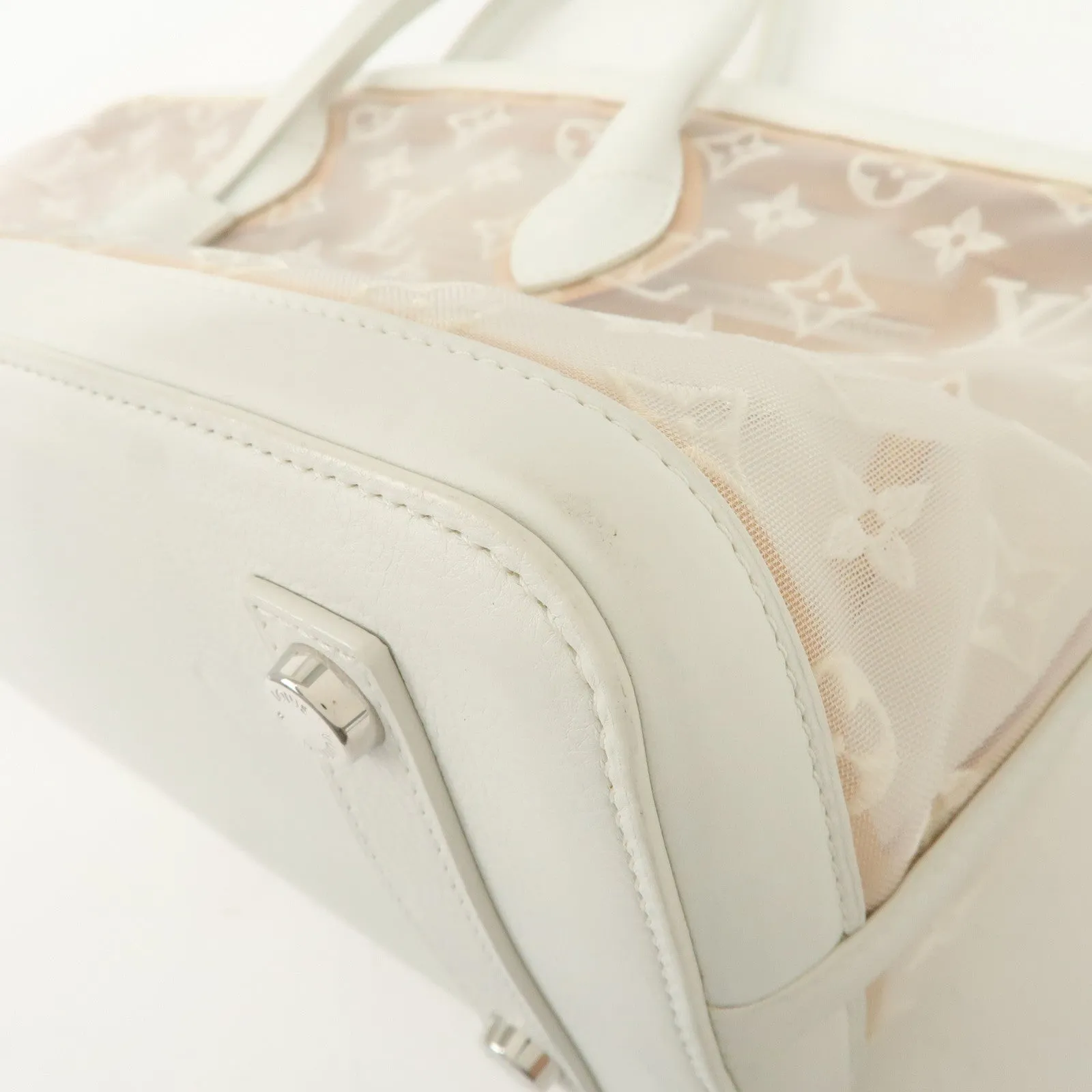 Louis Vuitton Monogram Transparence Lock It East West Bag M40701 Used