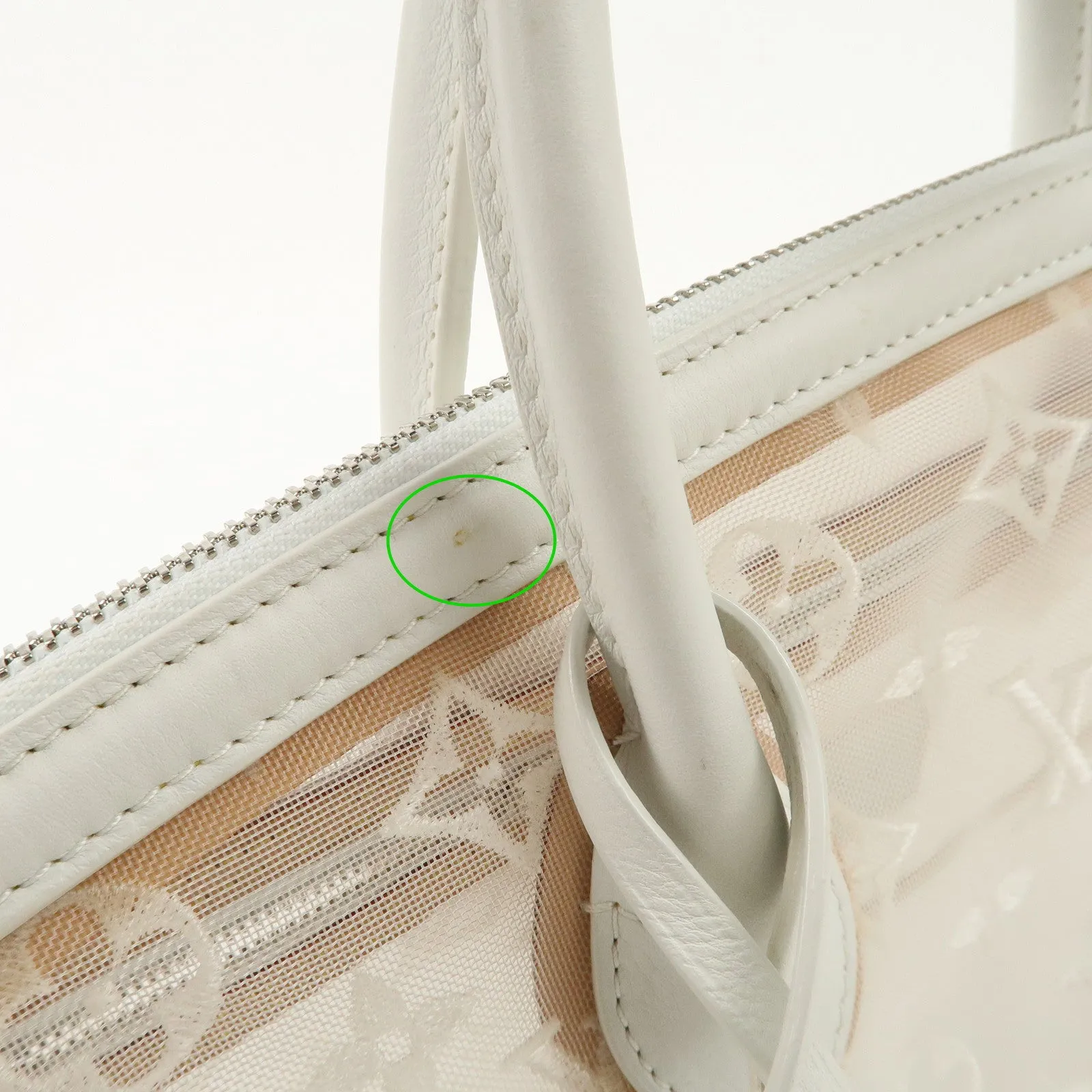 Louis Vuitton Monogram Transparence Lock It East West Bag M40701 Used