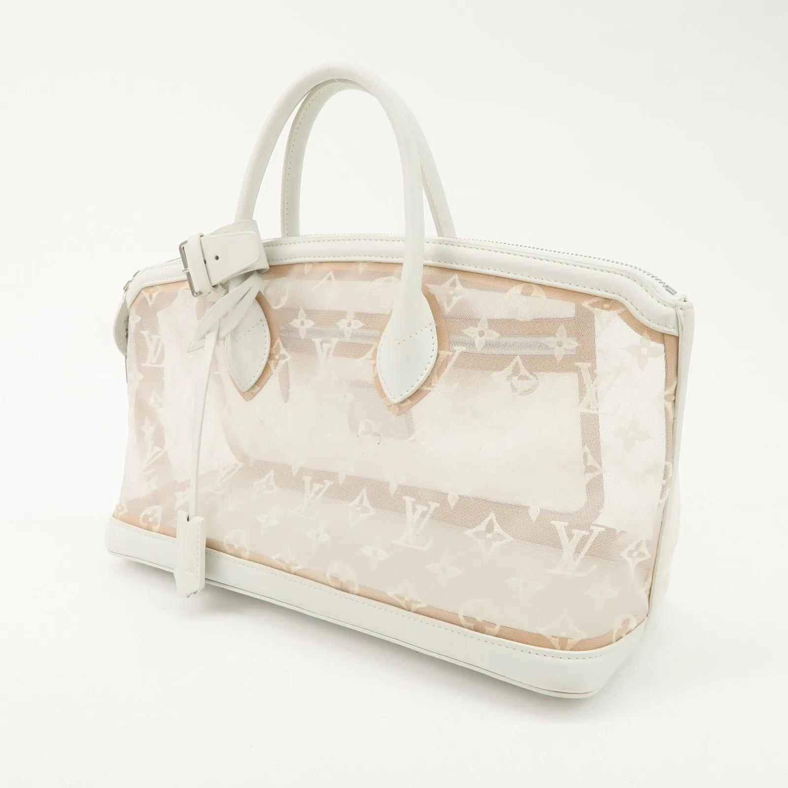 Louis Vuitton Monogram Transparence Lock It East West Bag M40701 Used