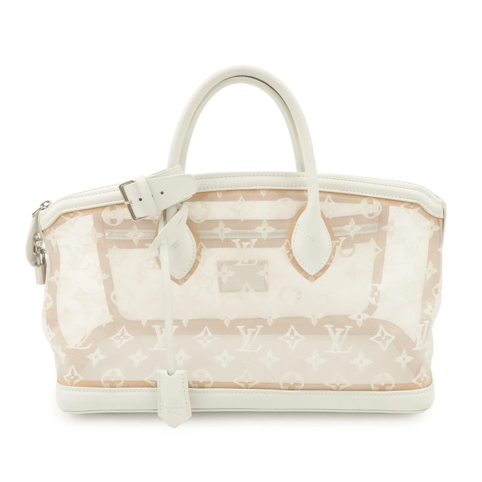 Louis Vuitton Monogram Transparence Lock It East West Bag M40701 Used