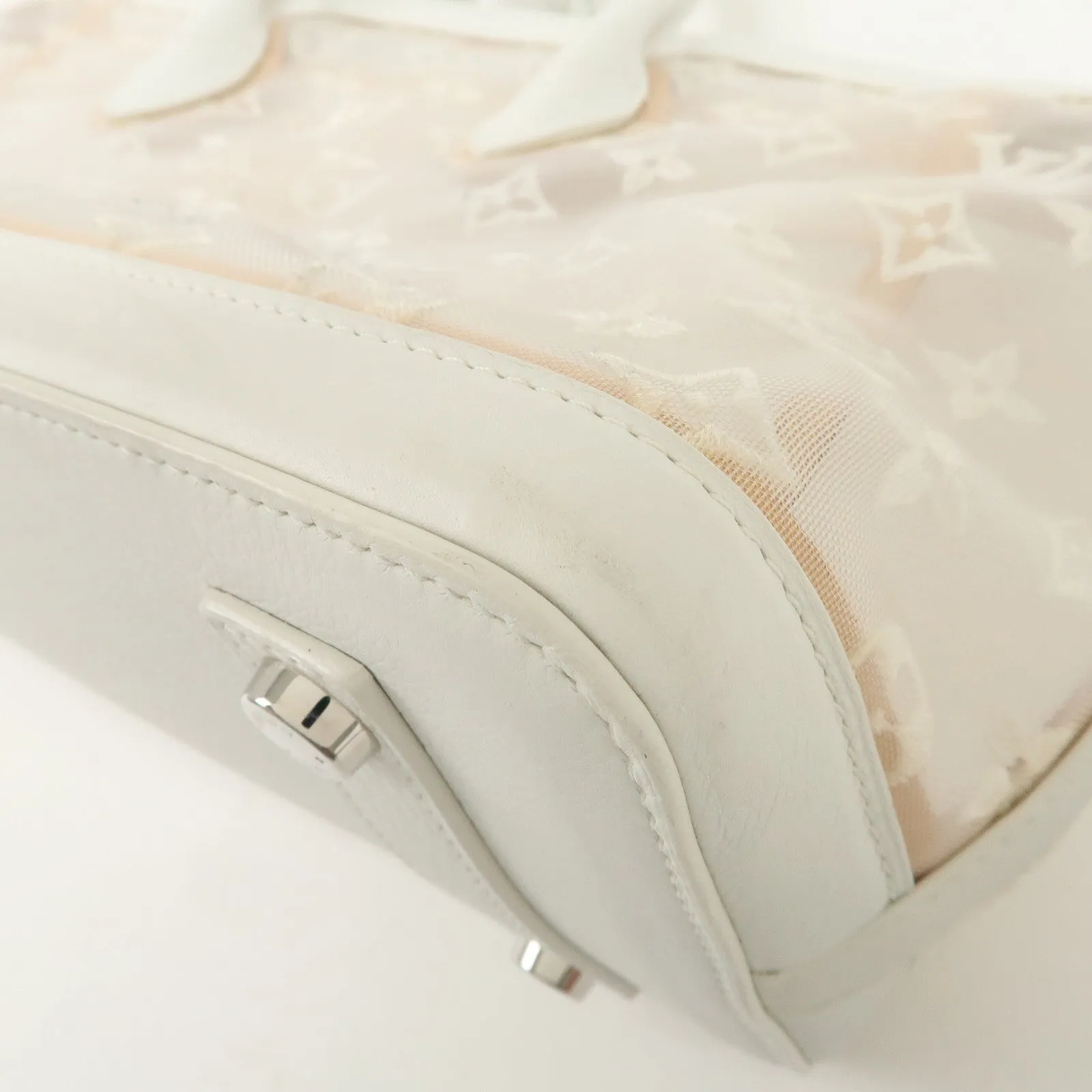 Louis Vuitton Monogram Transparence Lock It East West Bag M40701 Used